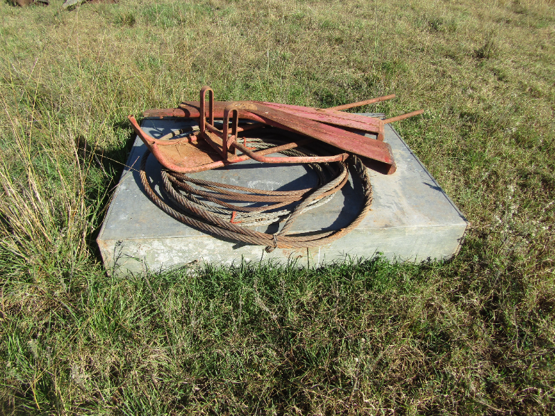 Lot 58 Wire Rope Steel Box Baler Attach AuctionsPlus