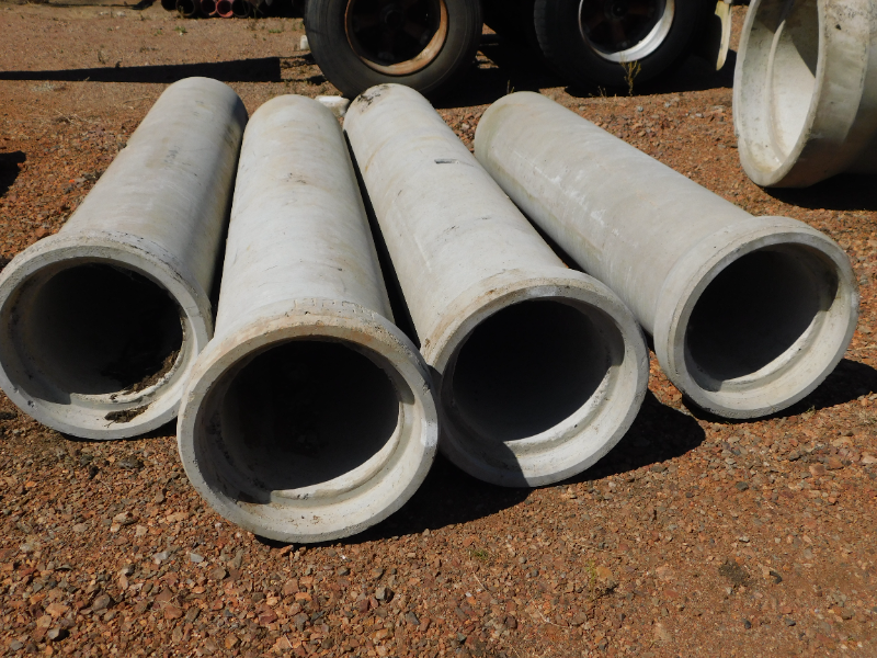 Lot X Concrete Pipes Auctionsplus