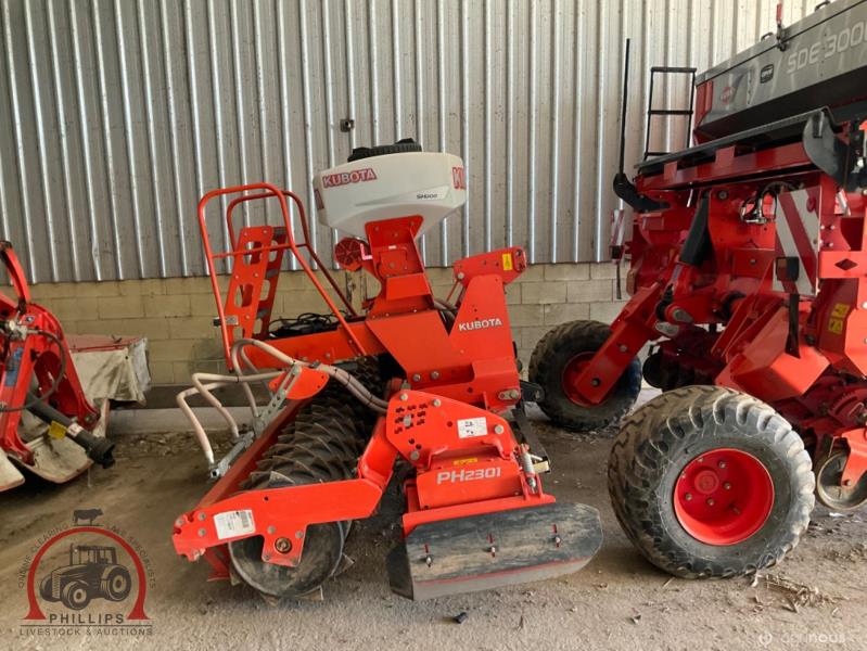 Lot 13 Kubota Power Harrows AuctionsPlus