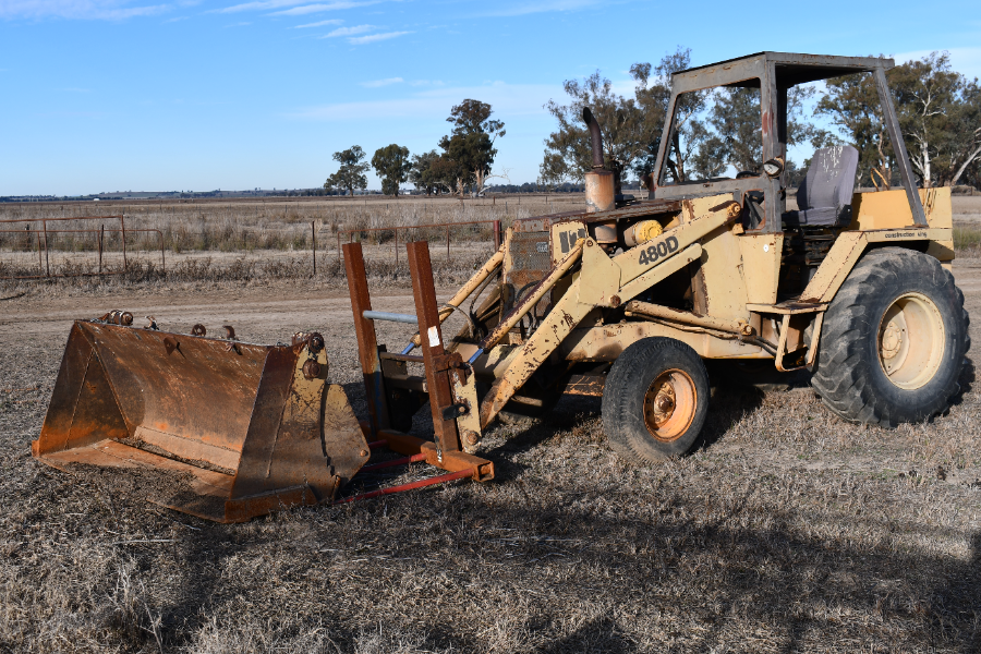 Lot Case D Front End Loader Auctionsplus