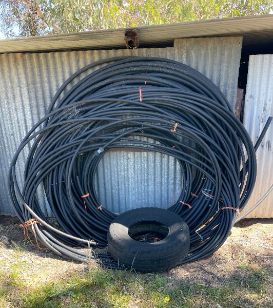 Lot 21 Poly Pipe AuctionsPlus