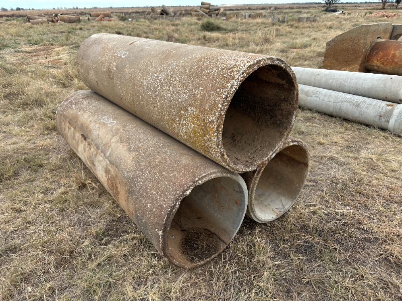 Lot X Mm Concrete Pipe Auctionsplus