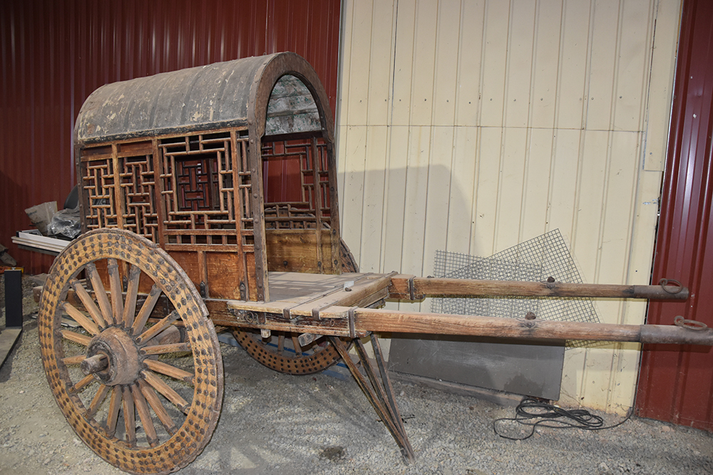 Lot 126 Antique Horse Drawn Chinese Cart AuctionsPlus