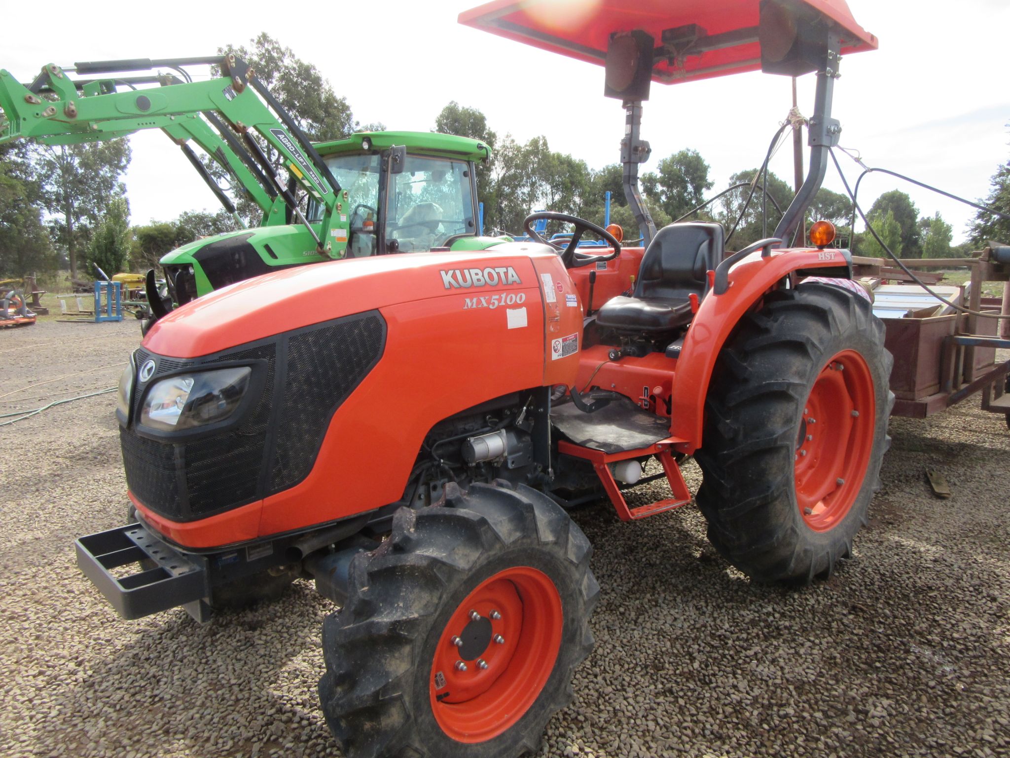 Lot 3 Kubota MX5100 Tractor AuctionsPlus