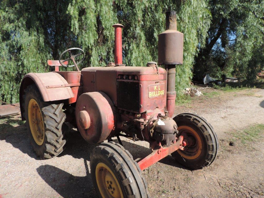 Lot 1 - 1952 KL Bulldog Tractor | AuctionsPlus