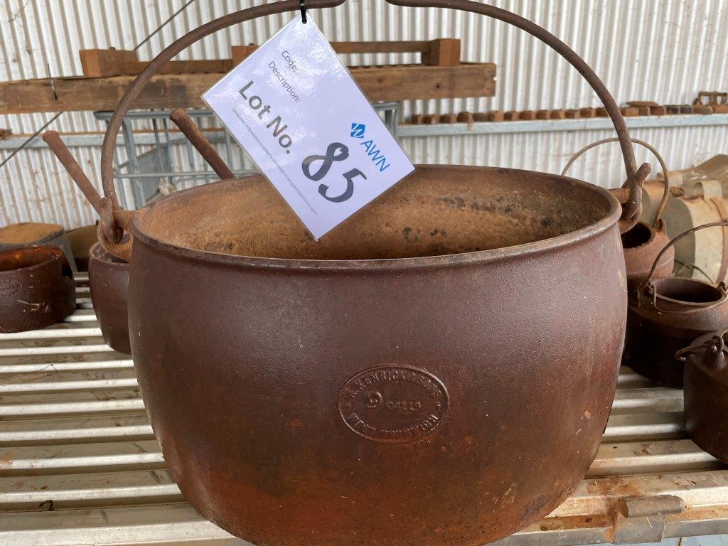 Lot 85 Cast Iron Pot AuctionsPlus
