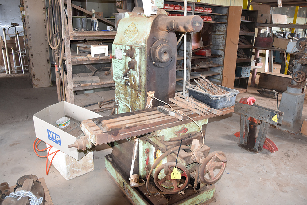 Lot 17 The Denbigh Milling Machine AuctionsPlus