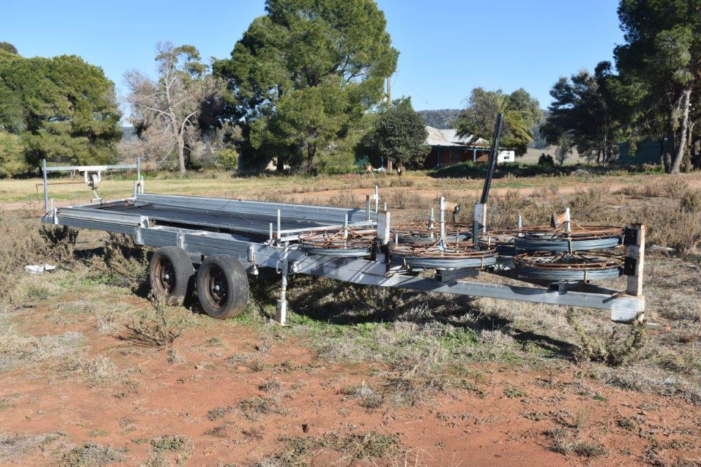 Lot 13 Weston Fencing trailer AuctionsPlus