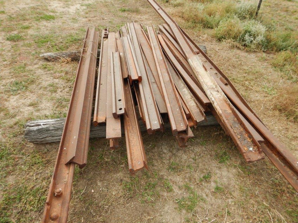 Lot 143 Quantity of railway iron AuctionsPlus