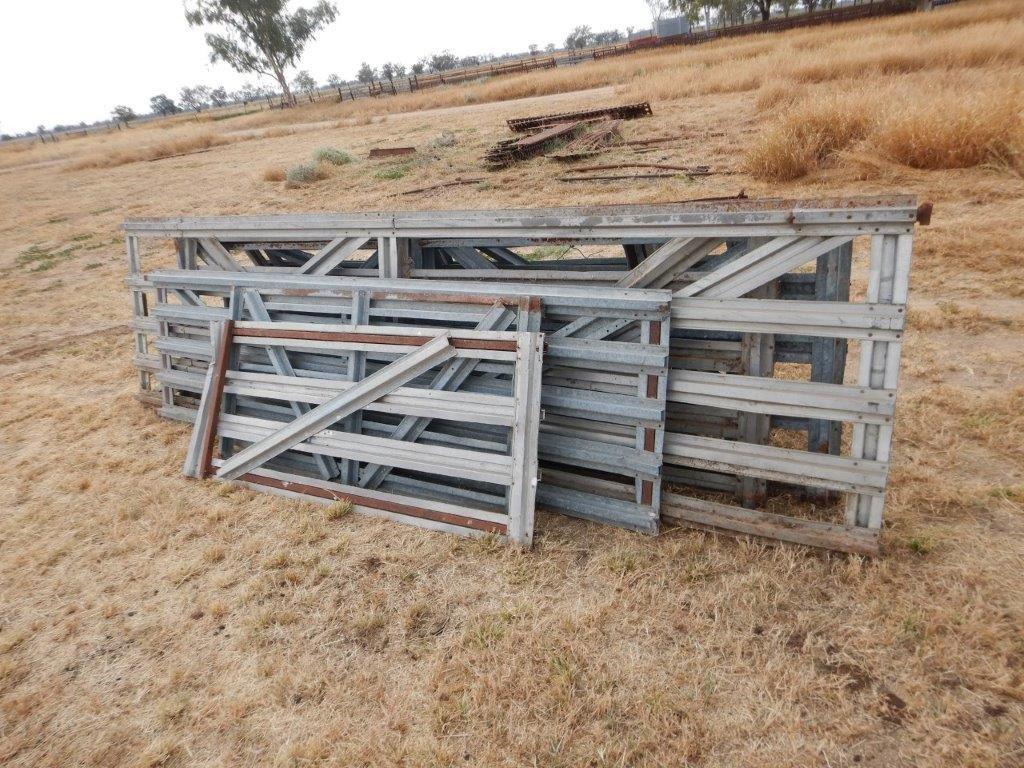 Lot 165 sheep yard gates AuctionsPlus