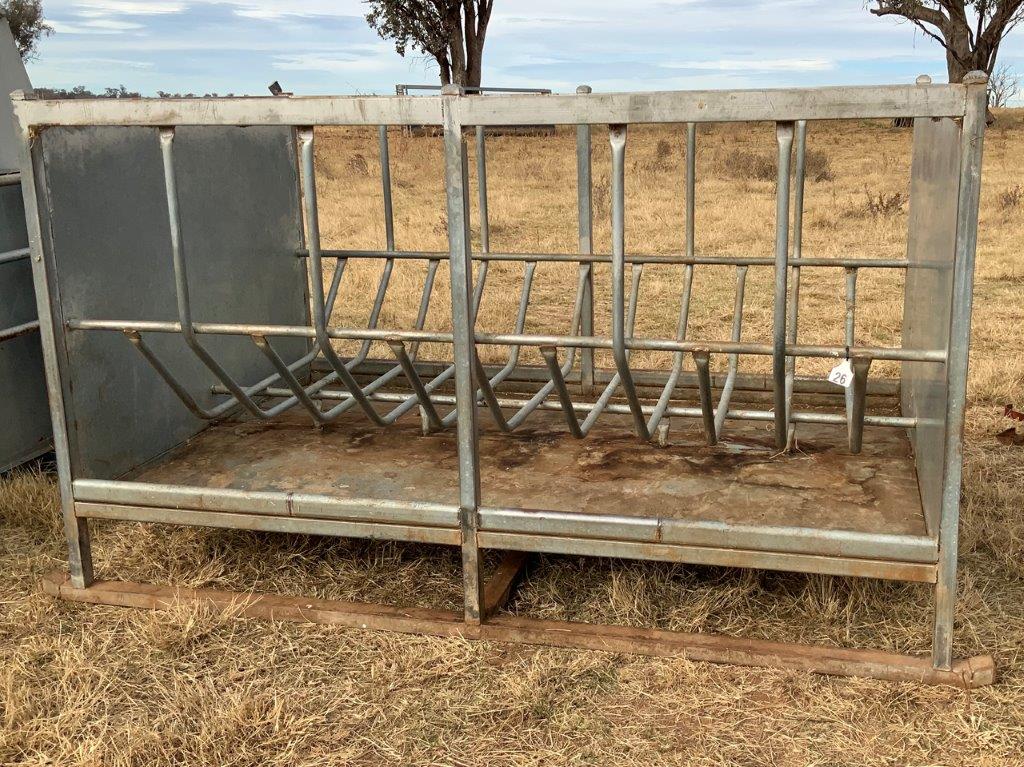 Lot 26 Hay feeder on skids AuctionsPlus