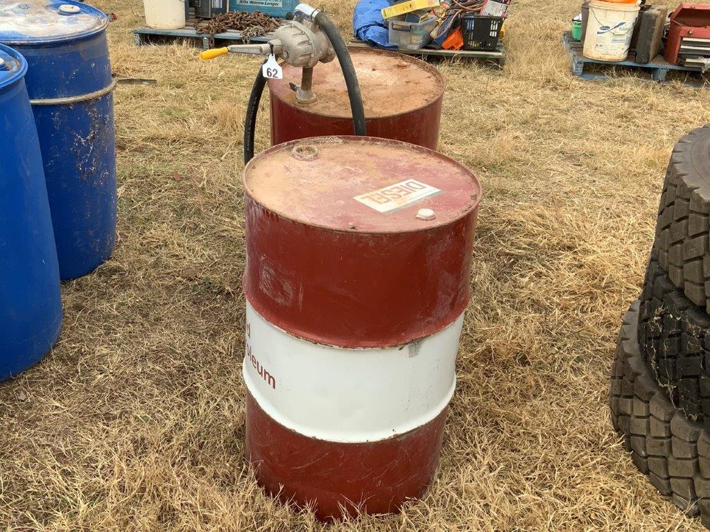 Lot 62 200L fuel drums AuctionsPlus