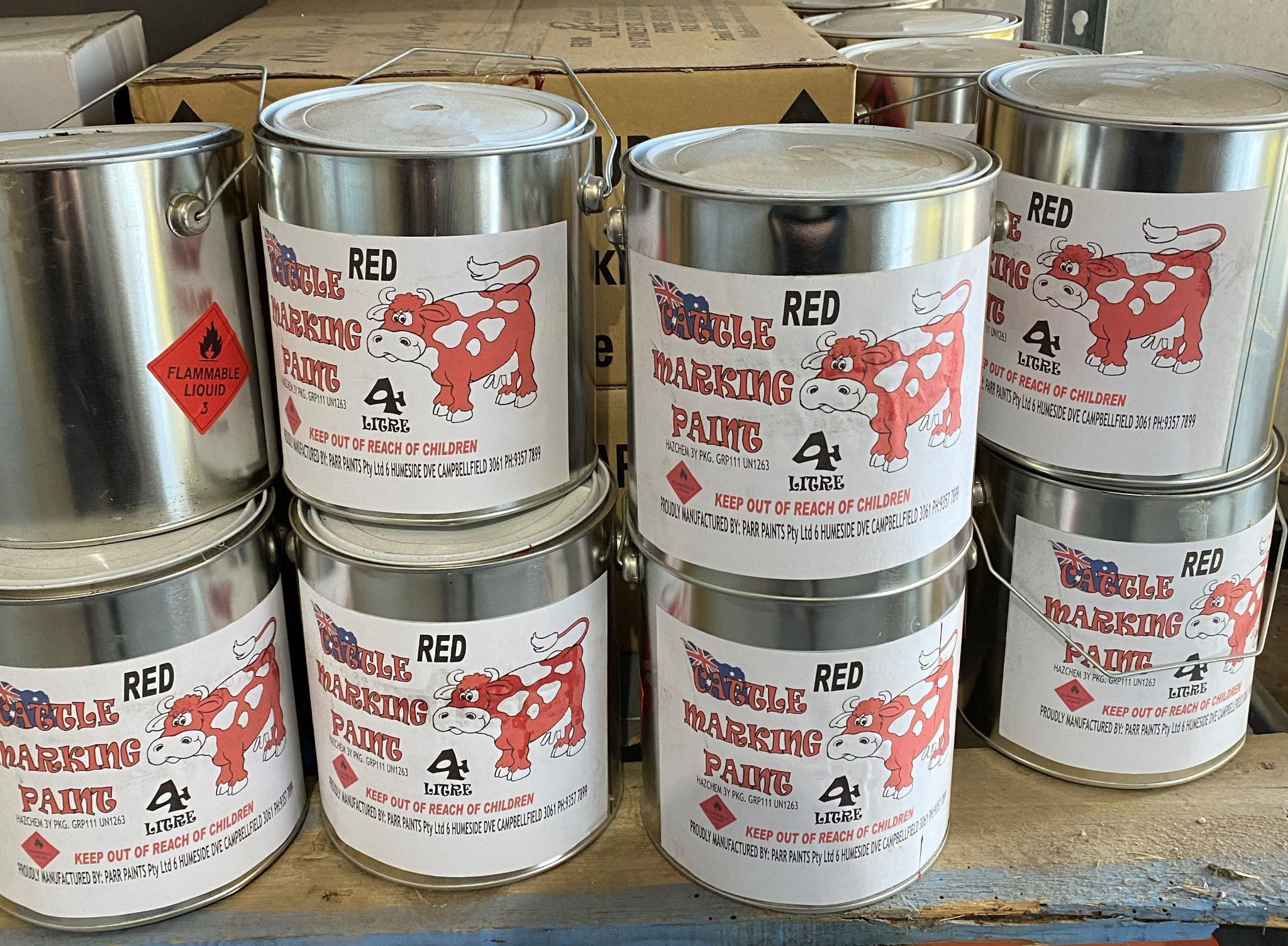 Lot 120 Cattle Marking Paint x 10 AuctionsPlus