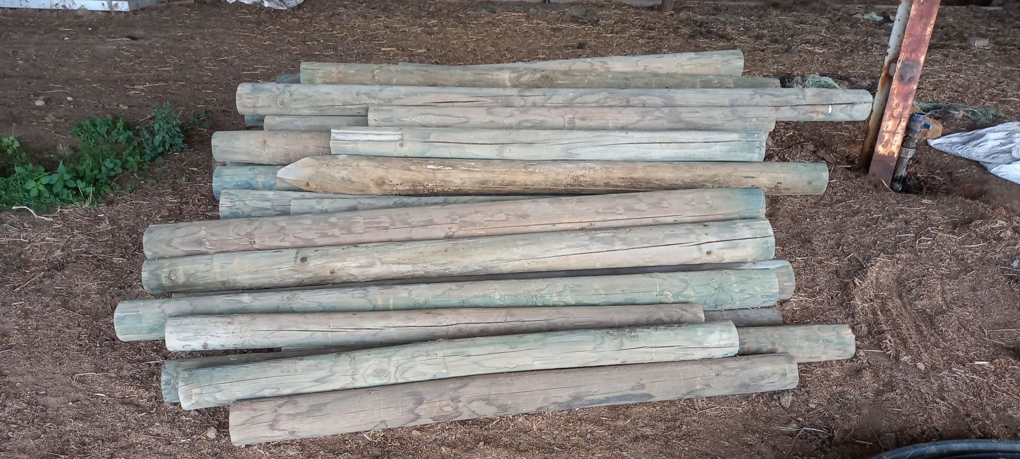 Lot 95 Treated Pine Posts AuctionsPlus