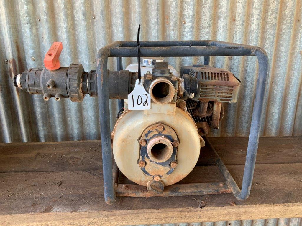 Lot 102 Honda firefighter pump AuctionsPlus