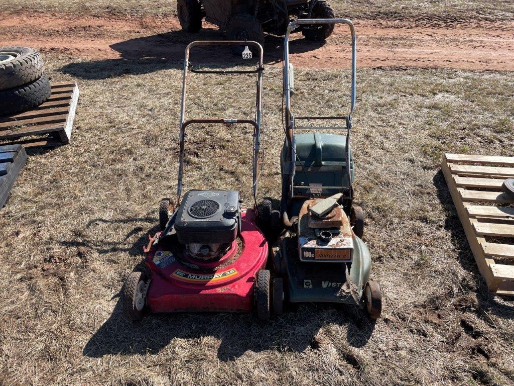 Lot 235 Pushmowers (not working) AuctionsPlus