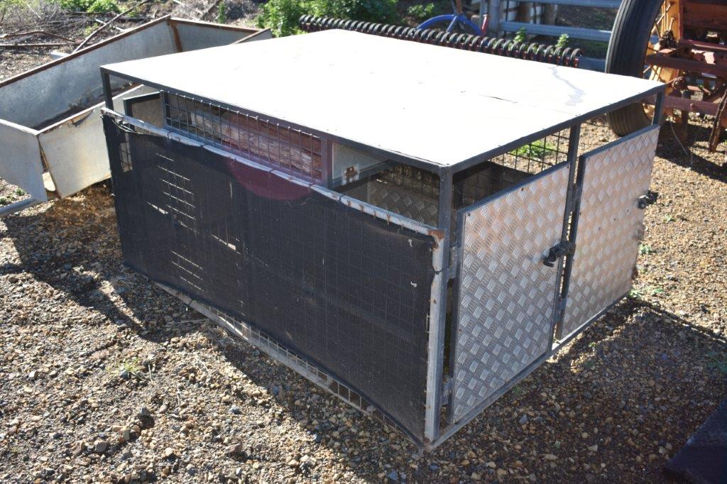 Lot 57 Ute dog box AuctionsPlus
