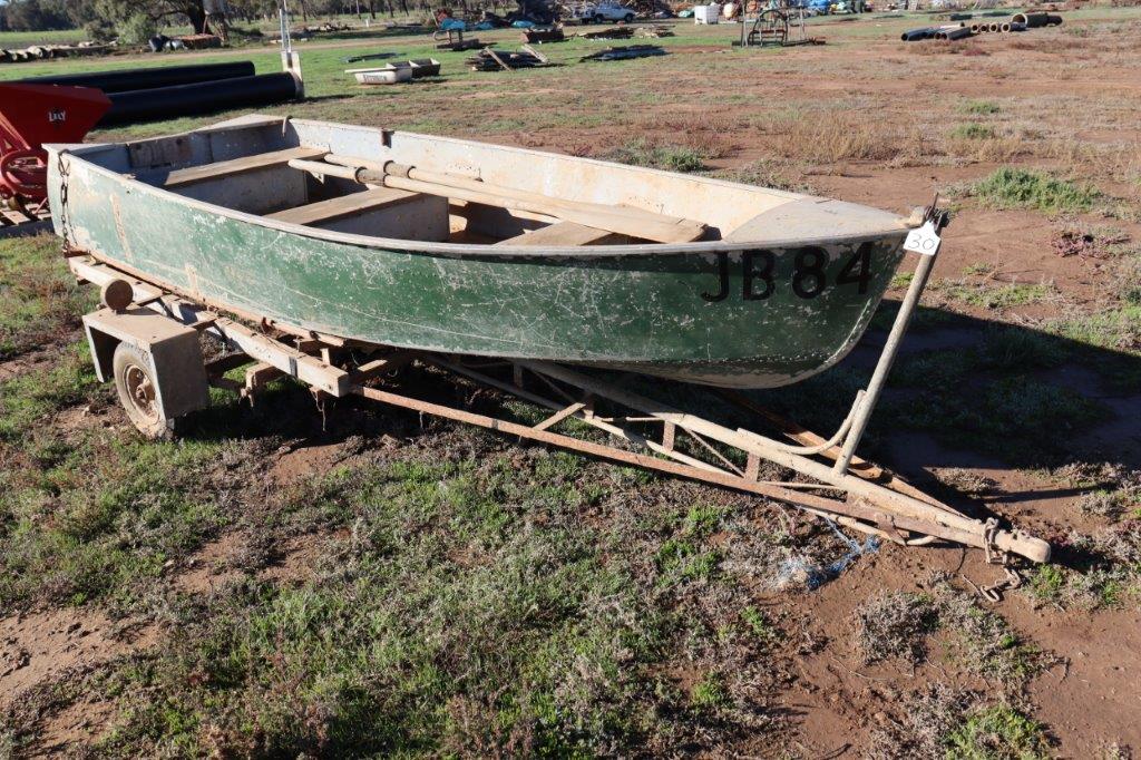 Lot 30 Aluminum V Bottom Boat AuctionsPlus