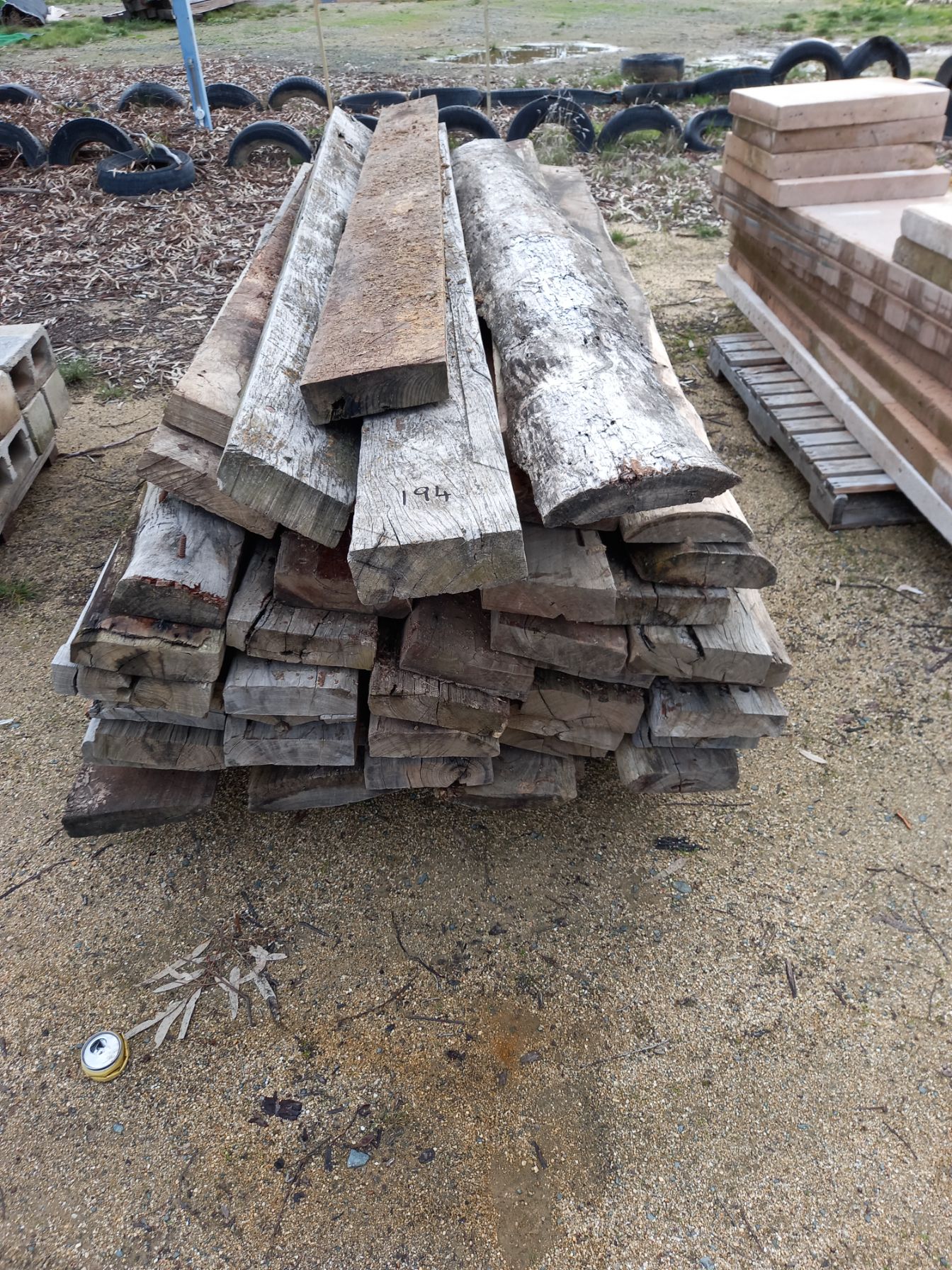 Lot 194 Red Gum Sleepers AuctionsPlus