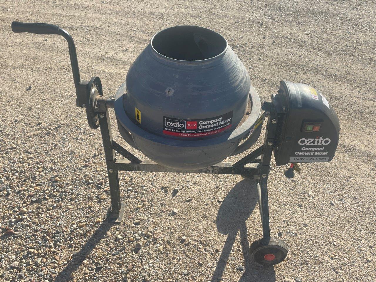 Lot 96 OZITO CEMENT MIXER AuctionsPlus
