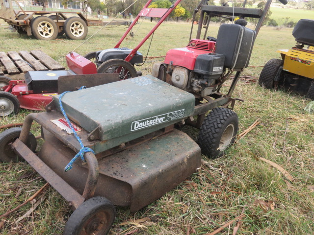 Deutscher ride on mower for online sale