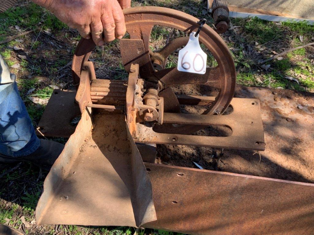 Lot 60 Vintage chaff cutter AuctionsPlus