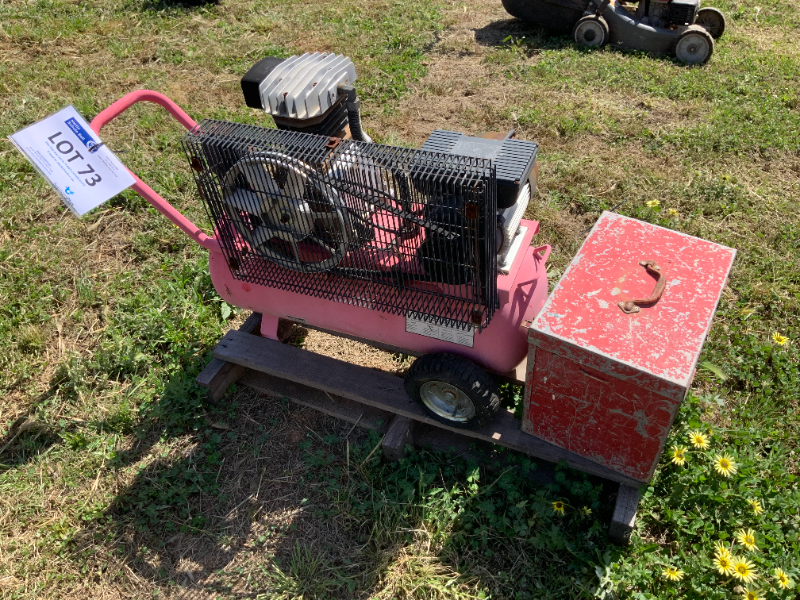 Lot 73 Air Compressor and Gas Torch AuctionsPlus