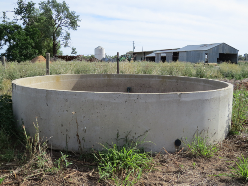 Lot 269 2x 3000x600mm round concrete water troughs AuctionsPlus