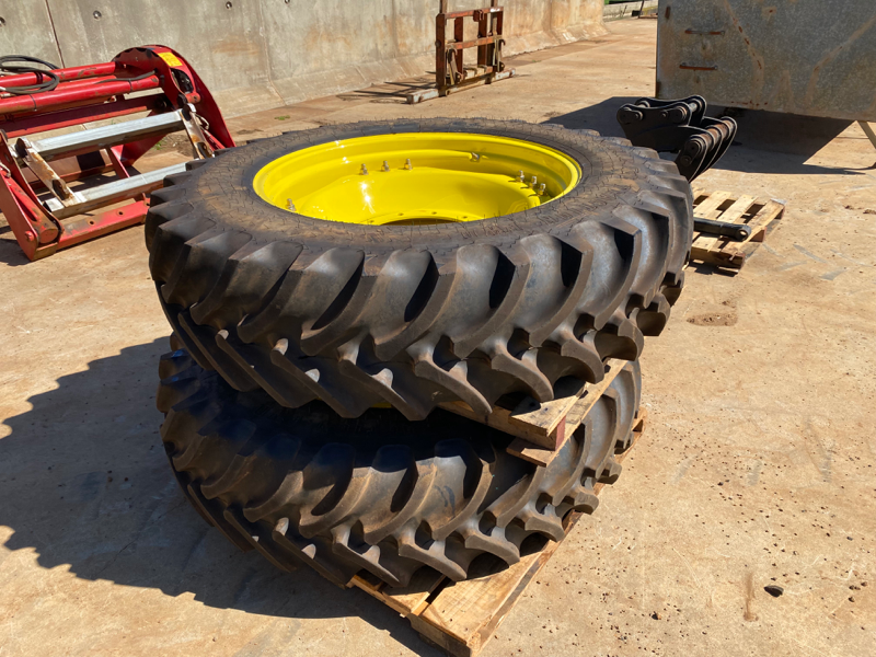 Lot 56 John Deere wheels & tyres AuctionsPlus