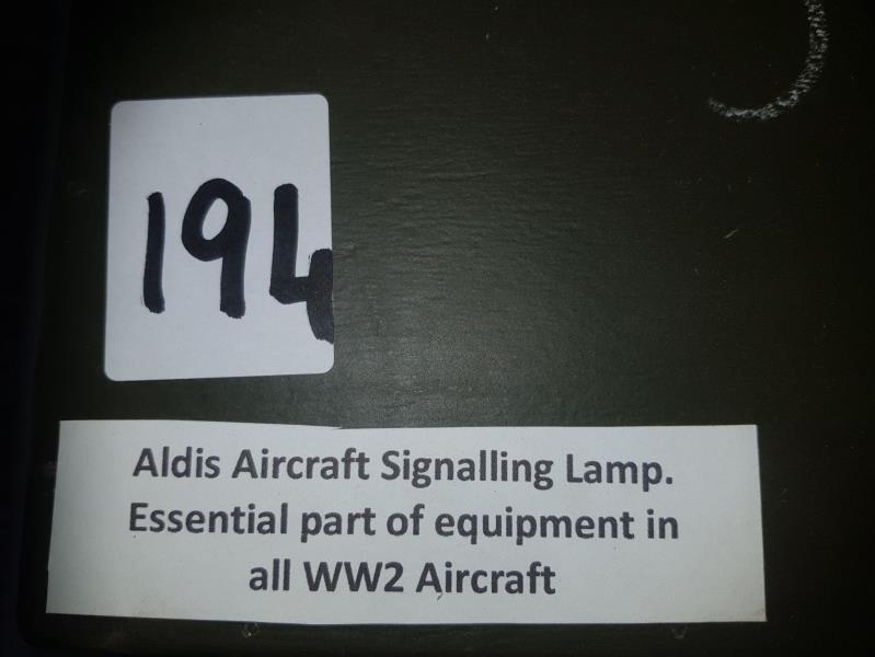 Lot 194 - Aldis Aircraft Signalling Lamp | AuctionsPlus