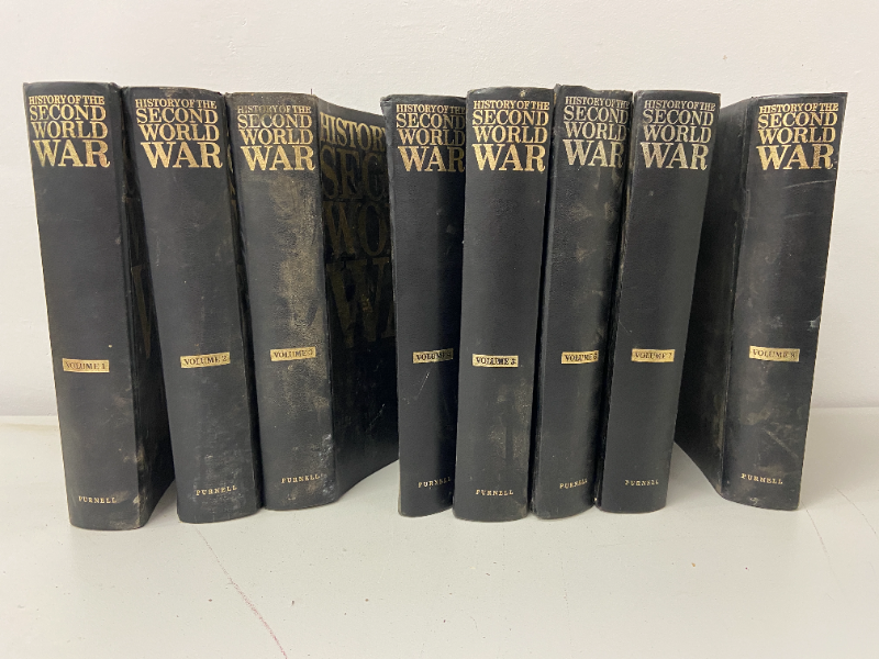 Lot 4 - Purnell's History of the Second World War Complete Set Volumes ...