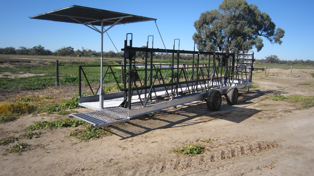Lot 187 Custom Built Fencing Trailer AuctionsPlus