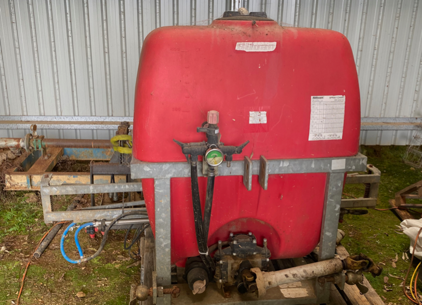 Lot46 Silvan 400L 3PL spray unit w/ 8m boom & hose reel AuctionsPlus