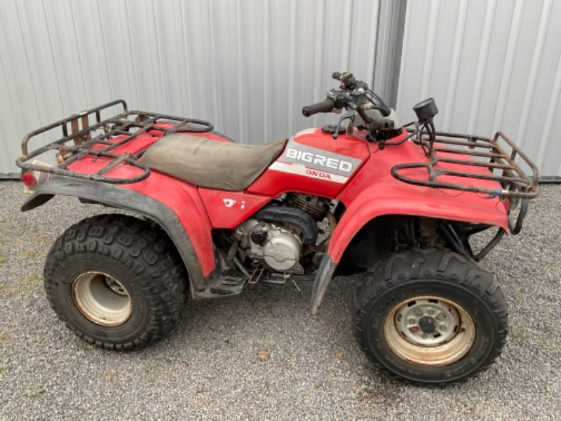 Lot 27 - Honda Big Red 300 Four Wheeler. 