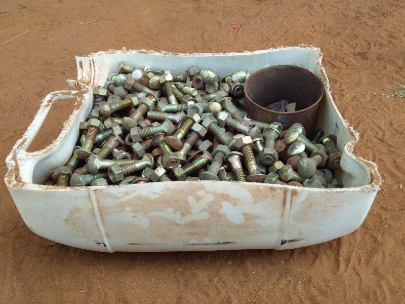 Lot 175 Quantity bolts and nuts and 60 x sweeps AuctionsPlus