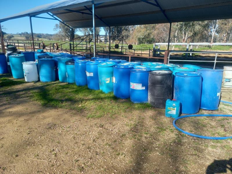 Lot 43 Assorted 200 Litre drums 10 per Lot AuctionsPlus