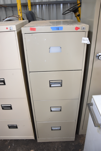 18 - 4 Drawer Filing Cabinet | AuctionsPlus