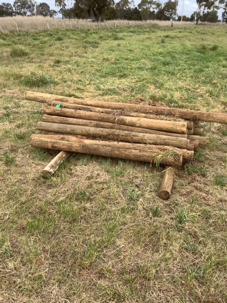 Lot 84 Bundle of Used Pine Posts AuctionsPlus
