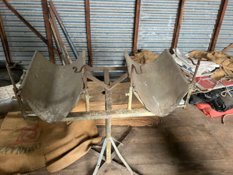 Lot 258 2 x Lamb Marking Cradle AuctionsPlus