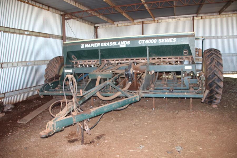 Lot 29 Napier Grasslands 24 tyne Drill CT6000 Series AuctionsPlus