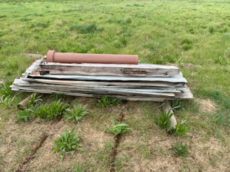 Lot 88 Old sheets of used corrugated tin AuctionsPlus