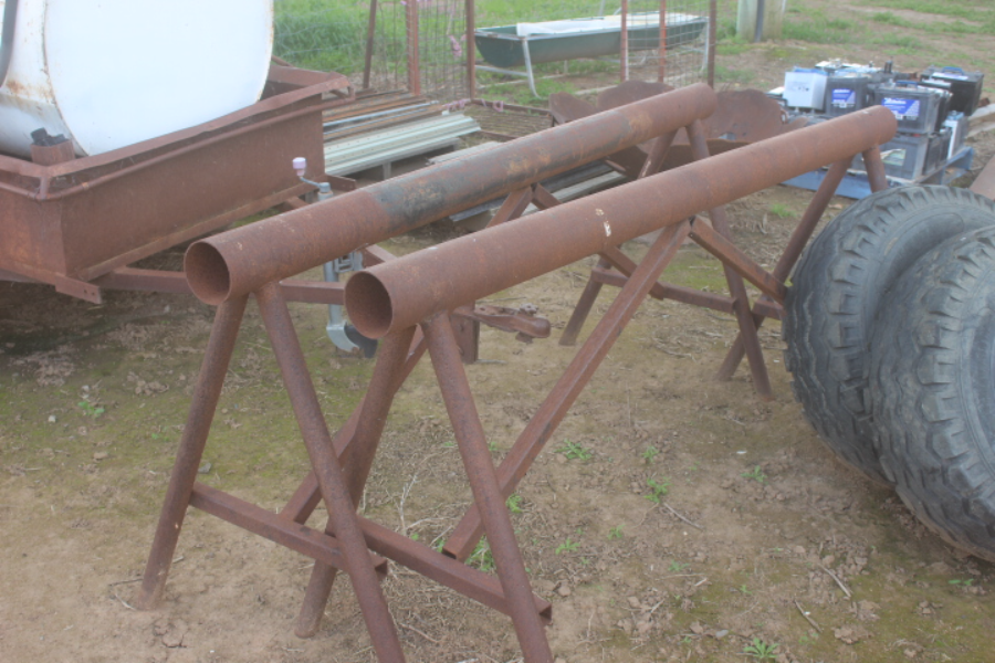 Lot 52 Steel Trestles AuctionsPlus