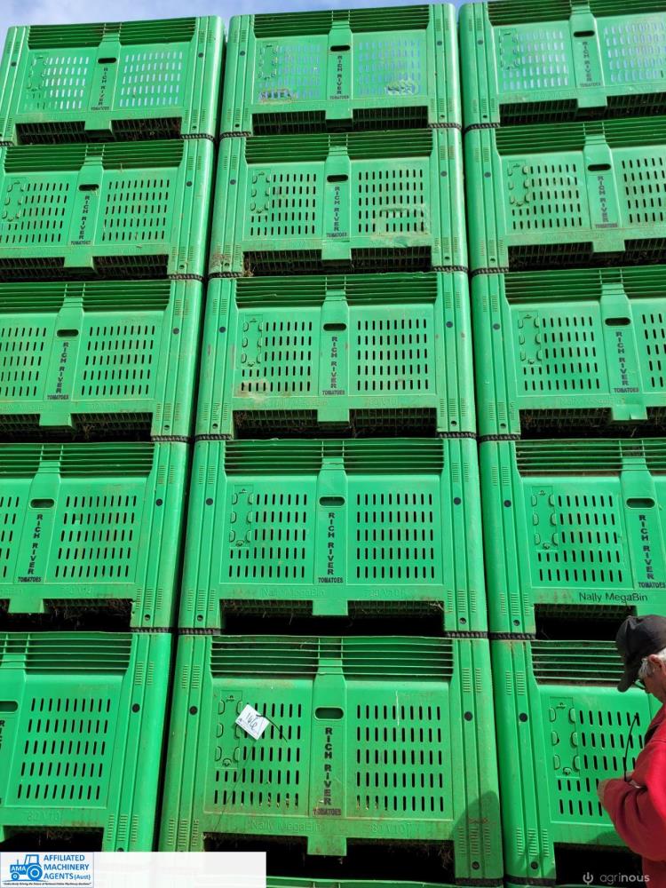 Lot 145 Green Fruit Bins (x12) AuctionsPlus
