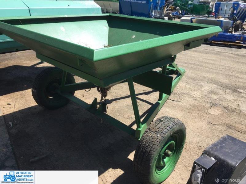 Lot 70 Grain Feed Out Trailer. On 14' Wheels AuctionsPlus