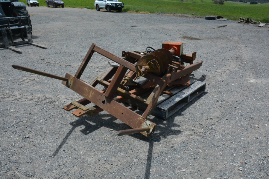 Lot 4 Front End Loader & Post Hole Digger AuctionsPlus
