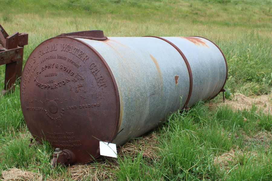 Lot 69 Double Furphy tank with original tap AuctionsPlus