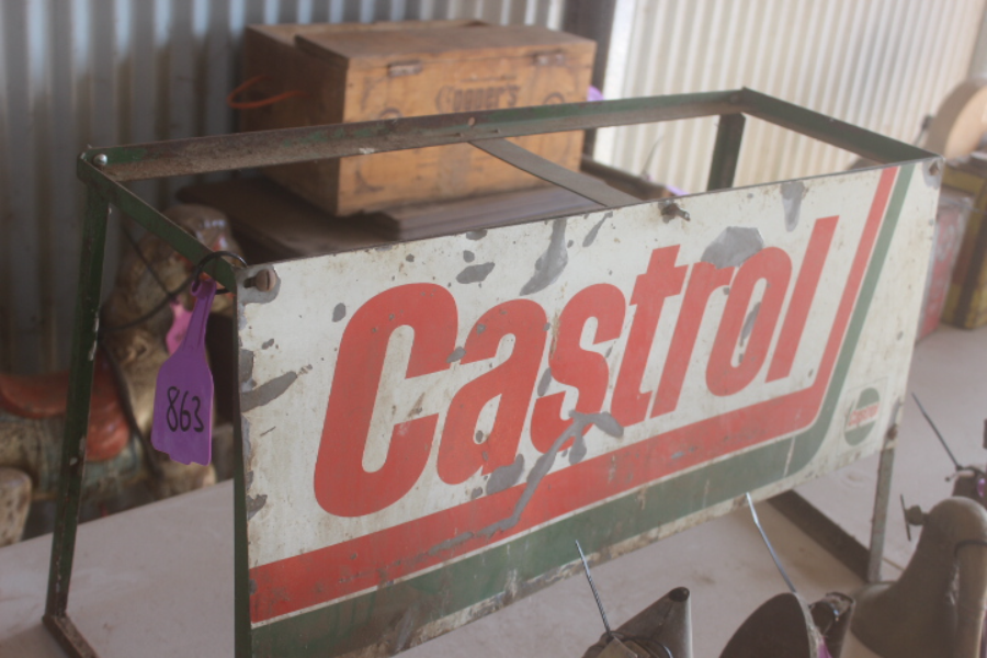 Lot 863 - Castrol Oil Stand | AuctionsPlus