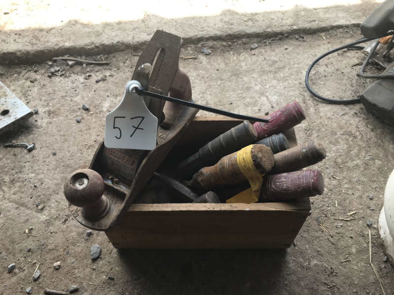 Lot 57 Hand Plane & Chisels AuctionsPlus