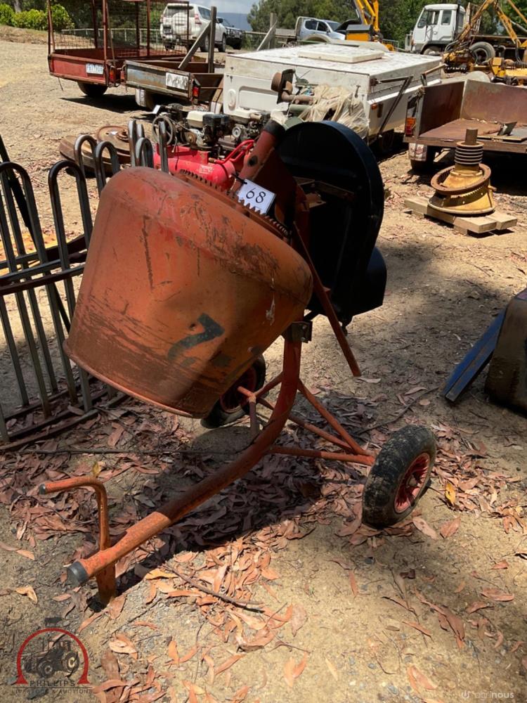 Lot 68 Cement mixer electric motor. AuctionsPlus
