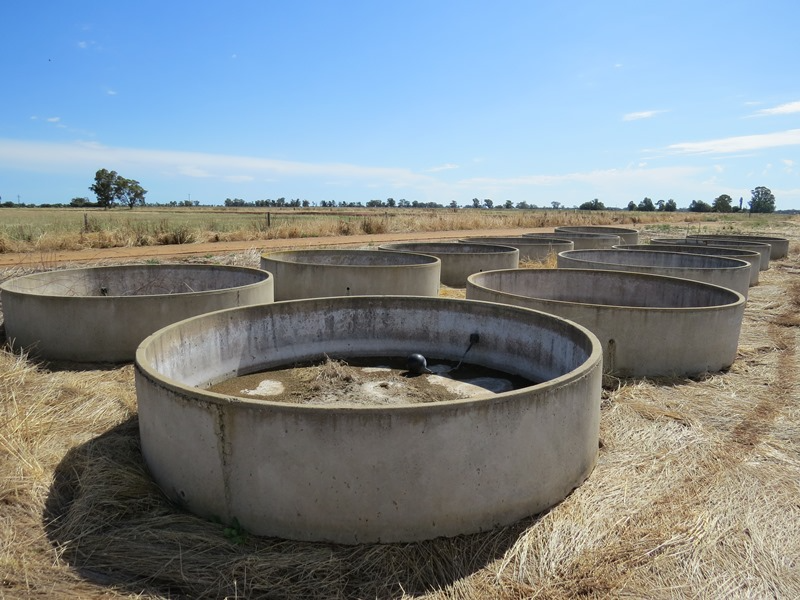Lot 123 12x 3000mm Shepparton Vibrated Concrete water troughs with
